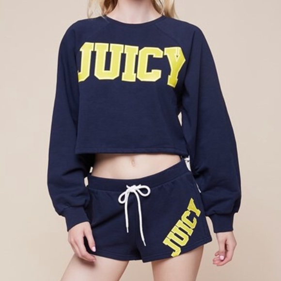 Juicy Couture Tops - Juicy Couture Navy Pullover